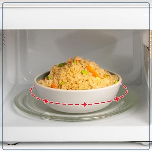 Nostalgia Retro 1000W Microwave Oven 1.1 Cu Ft Capacity – Child Safety Lock, 8 Auto-Cook Settings – Countertop Kitchen Appliance – Pink thumbnail 7