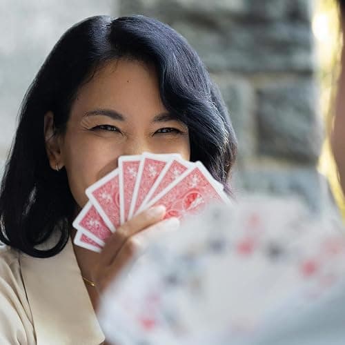 Bicycle Rider Back Playing Cards, Standard Poker Size Deck of Cards, Red & Blue (2 Pack), Classic Cards, Blackjack, Family Game Night & Card Games, Fun for All Ages | Air Cushion Finish, Over 140 years of trusted quality, Perfect for poker and blackjack, 52 cards plus 2 Jokers thumbnail 2