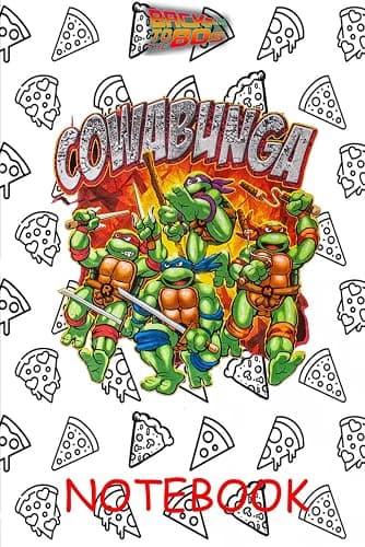 Back to the 80s: Teenage Mutant Ninja/Hero Turtles. 6x9 Composition Notebook. 100 pages. - Image 1
