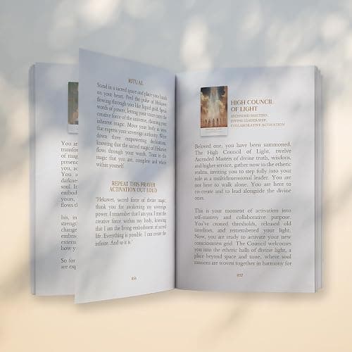 Earth Moon Magick Priestess Oracle Deck: Divine Light Codes of Ancient Egypt | 50 Oracle Cards with Guidebook for Spiritual Awakening, Rituals & Divine Feminine Wisdom thumbnail 9
