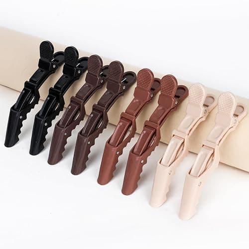 Ondder 24 Pack Alligator Hair Clips for Styling Sectioning Large Salon Pro Hair Clips for Barber Clips for Hair Coloring, Cutting, Sectioning Big Gator Clips Hair Styling Accessories for Women Men thumbnail 7