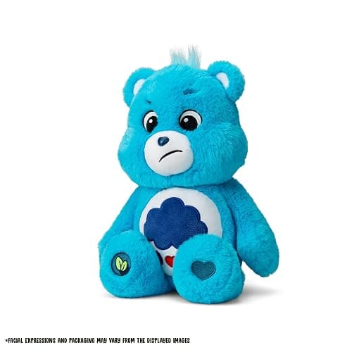 Care Bears 14” Grumpy Bear - Blue Plushie for Ages 4+ – Perfect Stuffed Animal Holiday, Birthday Gift, Super Soft and Cuddly – Good For Girls and Boys, Employees, Collectors thumbnail 3