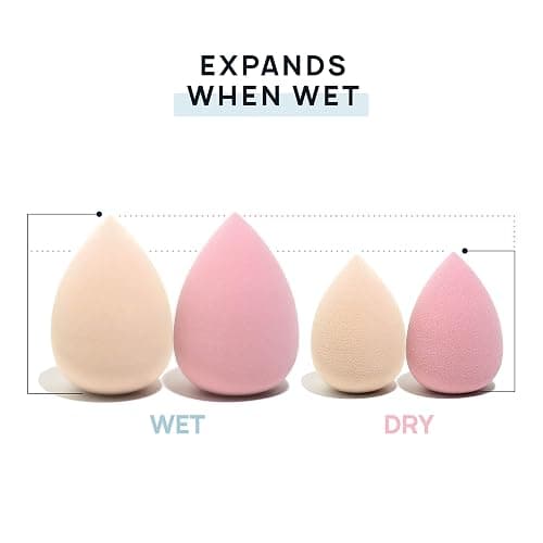 AOA Studio Collection Makeup Mochi Sponge Set Makeup Blender Latex Free and High-definition Set of 6 Makeup Blender For Powder Cream and Liquid Wonder Blender Beauty Cosmetic (6 Count) thumbnail 3