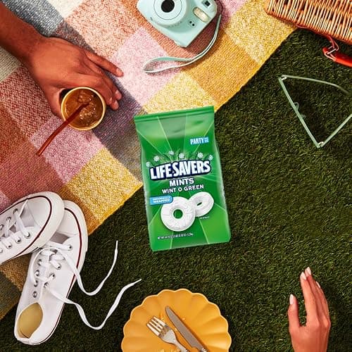 LIFE SAVERS Wint O Green Breath Mints Hard Candy Bulk Bag, 44.93 oz | Bulk, Party Size thumbnail 8