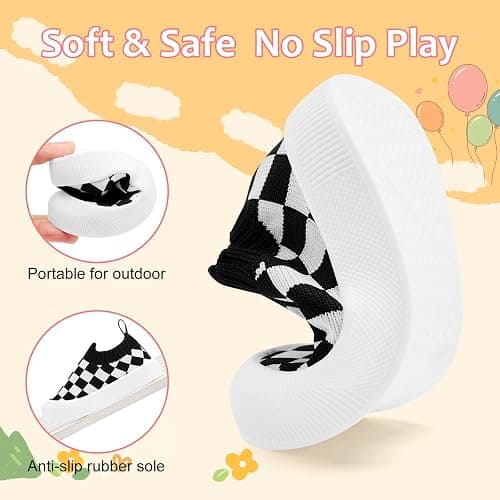 VIFUUR Baby Shoes Girls Boys Toddler Sneakers Non-Slip First Walkers Shoes for Babies 6 9 12 18 24 Months thumbnail 3
