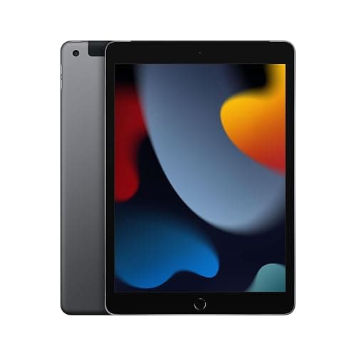 2021 Apple iPad (10,2-zoll, Wi-Fi + Zellular, 256GB) Space Grau (Generalüberholt) - Image 1