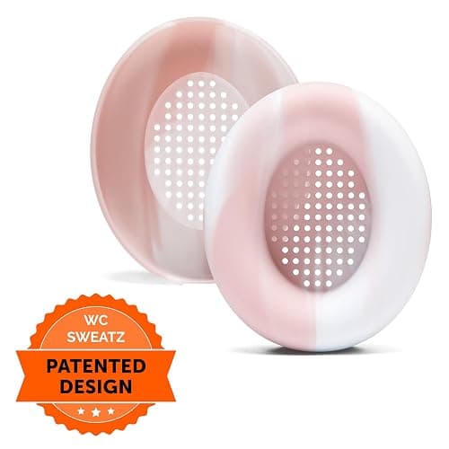 WC SweatZ Studio Pro - Patented Protective Silicone Earpad Covers for Beats Studio Pro Made by Wicked Cushions | Sweatproof & Easily Washable | Pink Marble thumbnail 7