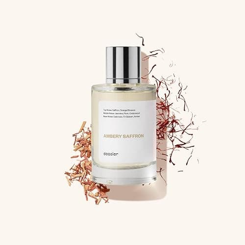Dossier - Ambery Saffron - Eau de Parfum - Inspired by MFK's B.accarat R.ouge 5.40 - Vegan, Unisex Perfume Spray - 3.4 Fl Oz (100ml) thumbnail 8