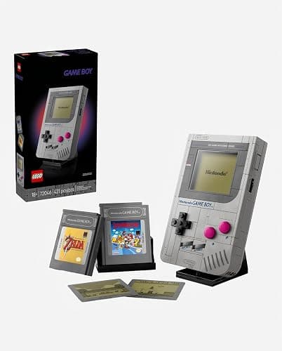 LEGO Super Mario Game Boy - Retro Building Sets for Adults, Ages 18+ - Gifts for Birthdays - Collectible Model with Game Paks and Display Stand - 72046 thumbnail 7