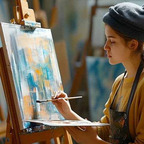 Gotideal Canvas for Painting, 14 Pcs Muti Pack Stretched Painting Canvas, Blank Paint Canvas for Acrylic, Oil, Art Supplies for Artists, Adults 4x4,4x6, 5x7, 8x10,9x12, 11x14 Set of 14 thumbnail 7