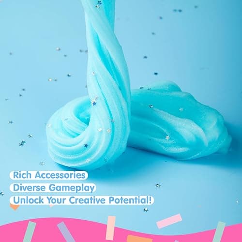 JOYIN Slime Party Favors, Cloudfin Manta Ray Slime - 8 oz., Soft, Non-Sticky, Mess-Free, Stress Relief, and Safe - Toys for Kids Classroom Reward, Boys and Girls Birthday Gifts thumbnail 4