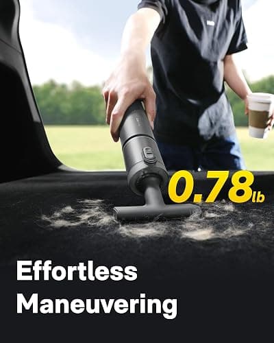 HOTO Handheld Car Vacuum Cleaner Cordless, 4-in-1 Portable Mini Vacuum with 20000Pa Strong Suction, Electric Compressed Air Duster Blower for Car, Desk, Computer, Keyboard, Home, Office Cleaning thumbnail 5