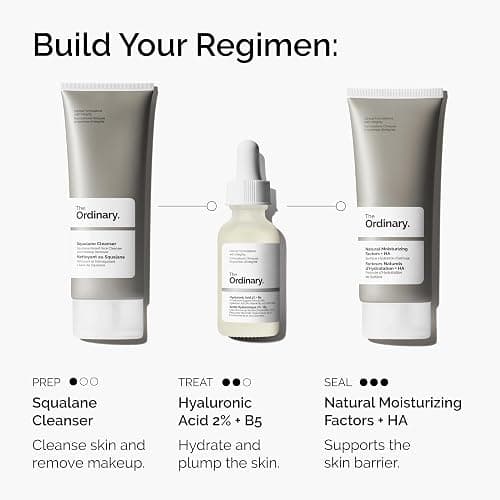 The Ordinary Hyaluronic Acid 2% + B5 (with Ceramides), Multi-Depth Hydration Serum for Plumper, Smoother Skin thumbnail 6