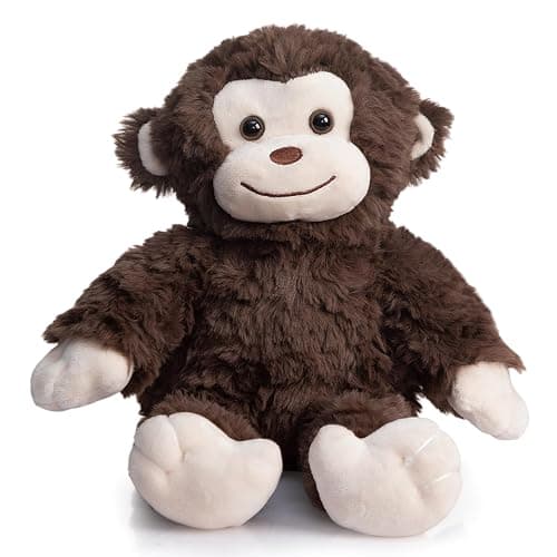 HollyHOME Monkey Stuffed Animal Plush Monkey Toy for Kids Gift for Animal Lovers for Birthdays Holidays 16inch Brown - Image 1