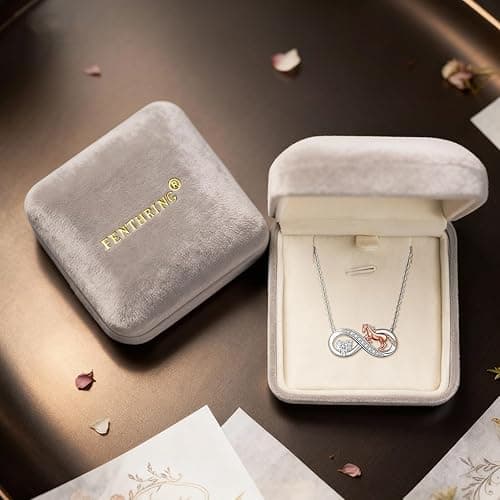 Horse Necklace for Women Sterling Silver Infinity Heart Horse Necklaces Charm Pendant for Christmas Mothers Day Gifts Jewelry thumbnail 7