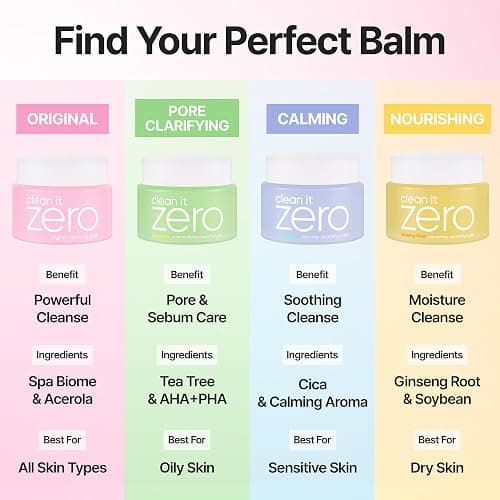 BANILA CO Clean it Zero Original Cleansing Balm Big Size | Korean Makeup Remover, Cleansing Oil, Facial Cleanser for All Skin Types | Vegan | Made with Acerola Berry & Vitamin C (180ml / 6.08 fl.oz) thumbnail 4