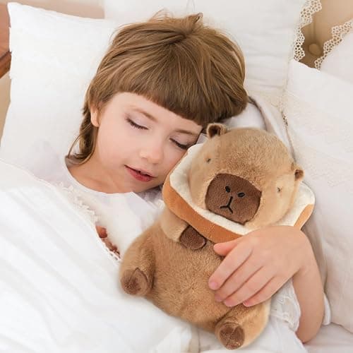 CHDBLOCK Toast Capybara Plush, Cute Capybara Plush, Toast Removable Capybara Stuffed Animal Bread Capybara Plushies Toys Gifts for Kids 11 inch thumbnail 2