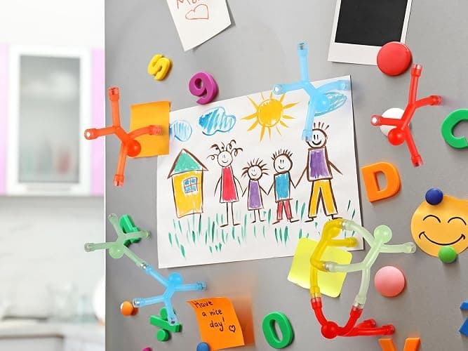 BlissfulTie 30 Pcs Magnetic-Toys-Men-People, Magnets for Kids Travel Toys, Magnetic Men Kids Toy, for Refrigerator Magnets, Office, Whiteboard, Birthday Gift for Kid thumbnail 7