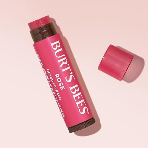 Burt's Bees Lip Tint Balm for Valentine's Day, with Long Lasting 2 in 1 Duo Tinted Balm Formula, Color Infused with Hydrating Shea Butter for a Natural Looking Buildable Finish, Rose (2-Pack) thumbnail 8