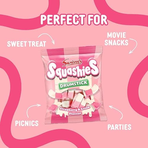 Swizzels Squashies Strawberry & Cream 120G thumbnail 5