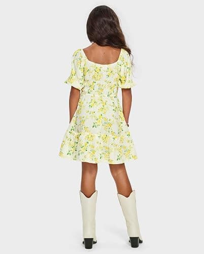 The Children's Place Girls' Short Sleeve Smocked Summer Dresses thumbnail 4