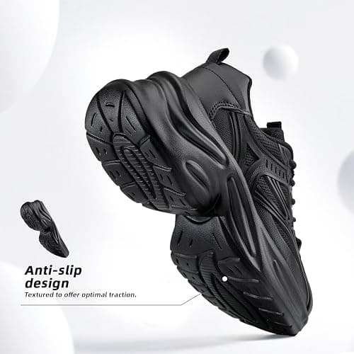 Kvovzo Women's Chunky Sneakers Fashion Platform Casual Dad Shoes Comfortable Walking Running Sport Work Gym Athletic thumbnail 6