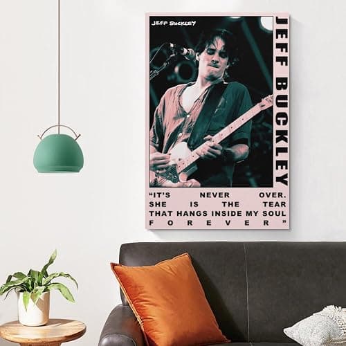 Jeff Buckley 3 Posters & Prints on Canvas Wall Art Poster for Room Decor Unframe:16x24inch(40x60cm) thumbnail 5