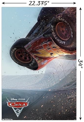 Trends International Disney Pixar Cars 3 - One Sheet Wall Poster, 22.375" x 34", Unframed Version thumbnail 3
