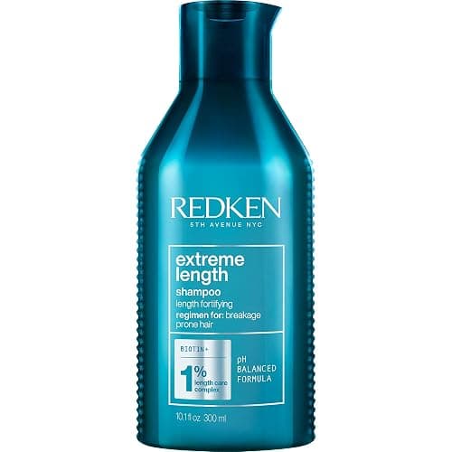 Redken Extreme Length Shampoo For Damaged Hair - Prevents Breakage and Strengthens Hair, Infused With Biotin For Hair Growth - 10.1 Fl Oz (Pack of 1) - Image 1