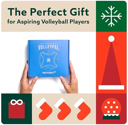 MOTOMY™ Volleyball Training Equipment Aid ‘VolleyPal’ – Solo Rebounder Trainer for Serve, Spike, Set & Pass; Indoor and Outdoor Practice Gear Gifts for Beginners & Experts thumbnail 3