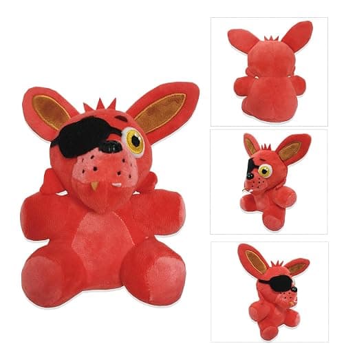 TZMAPU Fazbear Plush Foxy, Withered Purple Bunny, Stuffed Animal Figure Toys Gift for Kids, Security Breach Plush for Lovers (3PCS) thumbnail 5
