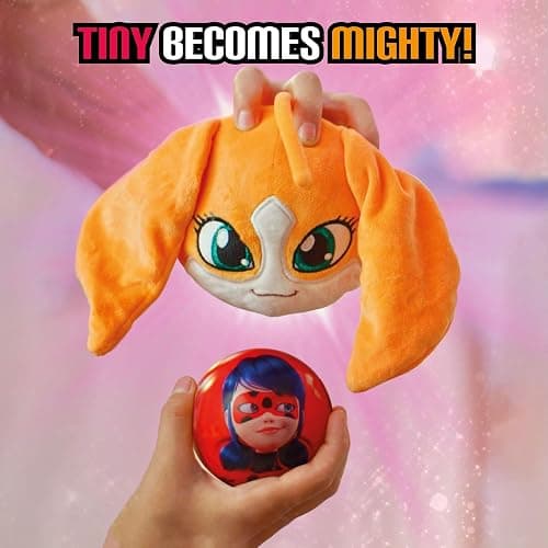 Miraculous MiraBall Surprises Ladybug - Blind Capsule Toy with Expandable Memory Foam Plush & Stickers - Fun Mystery Plush Ball for Kids Collecting, Party Favors - Full Set - All 22 thumbnail 4