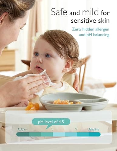 Baby Wipes, Momcozy Water Wipes-Extra Large Size Design, 99% Water Based Wipes, Unscented & Hypoallergenic, Cleansing & Moisturizing Baby Wipes for Sensitive Skin, 12 Flip-Top Packs (720 Wipes Total) - 60 Count (Pack of 12) thumbnail 6