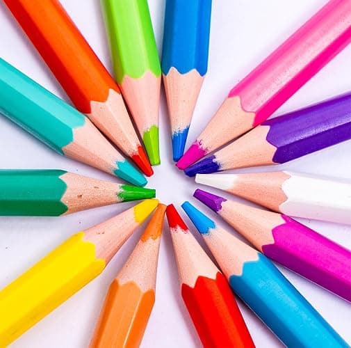 Ouksma Pre-sharpened Colored Pencils with Erasers, Erasable Color Pencils, Drawing Pencil, Art Pencil for School Supplies, Drawing Supplies (36 Colors) thumbnail 4