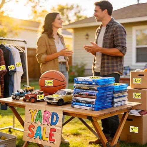 560 Pcs Garage Sale Stickers, Removable Yard Sale Price Stickers, Garage Sale Signs & Price Tags with Space to Write, Waterproof Oil Proof Anti-Wear Price Tag Stickers for Flea Market(2.25" x 1.5") thumbnail 5