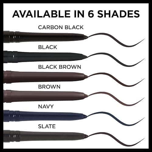 L'Oreal Paris Makeup Infallible Never Fail Original Mechanical Pencil Eyeliner with Built in Sharpener, Brown, 0.008 oz. thumbnail 5