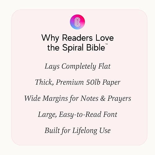 Official Spiral Bible® The Bible in a Year | 52 Week Guided Bible Study & Daily Reading Plan | Spiritual Companion & Journal for Adults & Teens | 8.5" x 11" Notebook thumbnail 9