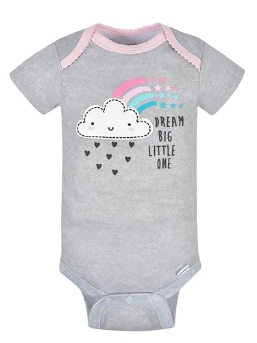 Gerber Baby Girls' 8-pack Short Sleeve Onesies Bodysuits thumbnail 5