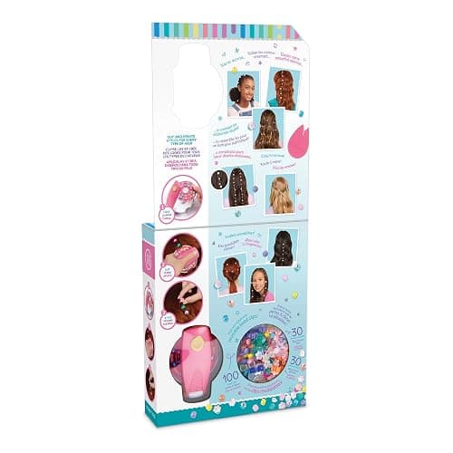 Make It Real: Snap N' Glam Hair Styling Set - Reusable Gems, Accents & Bead Clips, Create Unique Styles for Every Type of Hair, Girls & Kids Ages 8+ thumbnail 6