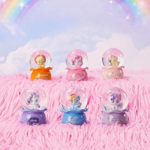 MINISO My Little Pony Crystal Ball Series Blind Box Collectible, Glittering Snow Globe Display Model for Room Decor & Birthday Gifts, Random Design (Single Box) thumbnail 7