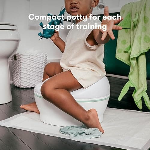 Frida Baby 3-in-1 Grow-With-Me Toddler Potty Training Toilet, Toddler Potty, Toilet Topper Training Seat and Step Stool, Easy-to-Clean Potty Training System thumbnail 3