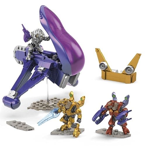 Mattel Mega Halo Arbiter's Quest Banshee Vehicle Halo Infinite Construction Set,Building Toys for Boys thumbnail 3