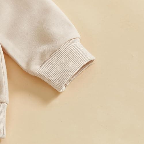 Sejardin Toddler Baby Boy Clothes Cute Fall Winter Outfit 6 12 18 24M 3T Letter Long Sleeve Sweatshirts and Jogger Pants Set thumbnail 6