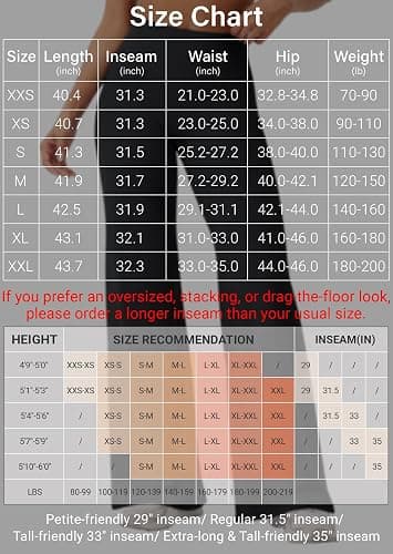 YEOREO Workout Leggings Womens No Front Seam Straight Leggings 29"/ 31.5"/ 33"/ 35" High Waist Buttery Eddiy Gym Yoga Pants thumbnail 5