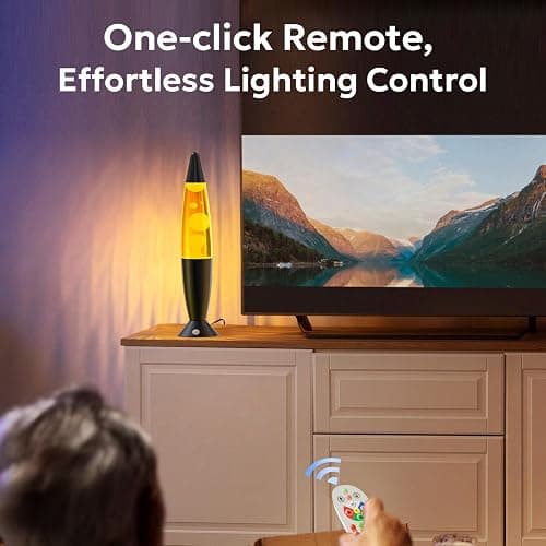17 Colors LED Liquid Motion Lamps 13.5 Inch Color Changing Lamp Black Small Relax Night Light for Adults Kids Teens Sensory Mood Nightlight Mini Aesthetic Table Lamp for Bedroom, Retro Home Decor thumbnail 5
