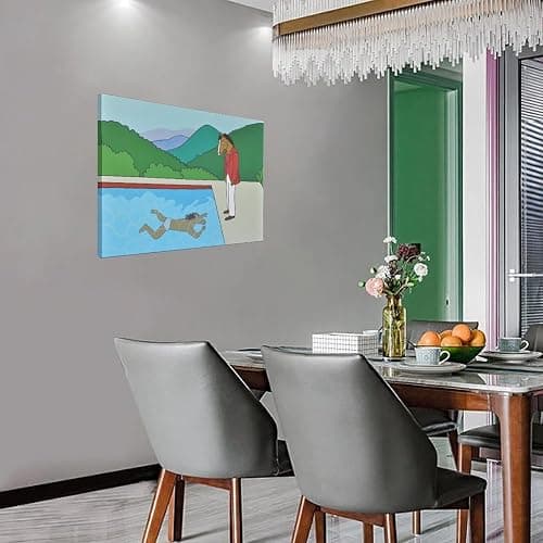 THRU BoJack Horseman Humor Abstract Poster Room Aesthetic Poster (1) Canvas Poster Bedroom Decor Office Room Decor Gift Frame-style 36x24inch(90x60cm) thumbnail 2