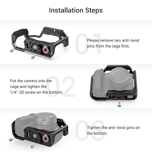 SMALLRIG R Cage pour Canon R avec Anti-Torsion Structure - 2803 thumbnail 5