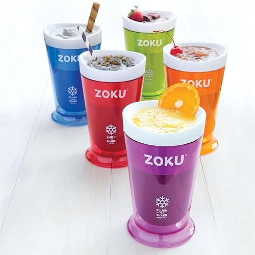 ZOKU Original Slush and Shake Maker, Compact Make and Serve Cup with Freezer Core Creates Single-Serving Smoothies, Slushies and Milkshakes in Minutes, BPA-free, Blue thumbnail 10