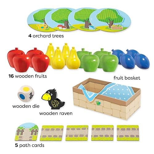 HABA My Very First Games - First Orchard Toddler Game - My First Orchard Game, Cooperative Toddler Board Games for 2 Year Olds - Made in Germany thumbnail 4