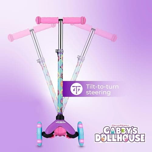 Self Balancing Kick Scooter with Light Up Wheels, Extra Wide Deck, 3 Wheel Platform, Foot Activated Brake, 75 lbs Limit, Kids & Toddlers Girls or Boys, for Ages 3 and Up thumbnail 7